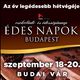 Idén is Édes Napok Budapesten